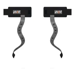 PBOLD - Straps Muñequeras Crossfit Pesas Gym Correas Gris