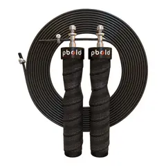 PBOLD - Lazo Cuerda Crossfit Saltar Ejercicio Fitness Negro