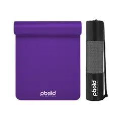 PBOLD - Colchoneta Yoga Pilates Tapete Ejercicios Enrollable Violeta