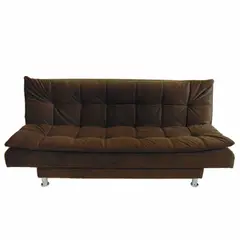 SOFA MARKET - Sofa Cama Blender 3 Puestos Tela Cafe