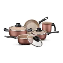 MTA - BATERIA DE COCINA FLORENCE 5 PIEZAS MARCA CHOCOLATE