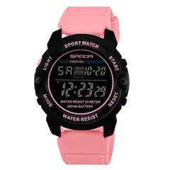 SANDA - RELOJ MUJER EDICIÓN VERANO ROSA Y NEGRO 6003