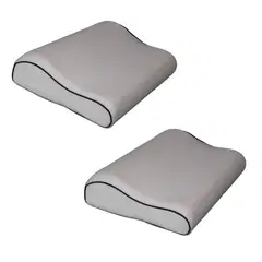 GENERICO - Set X 2 Almohadas Cervical Viscoelástica Memory Foam
