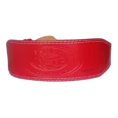 CMARKET - Cinturon Pesas Cuero Talla L Rojo