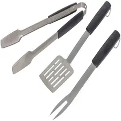 CHAR BROIL - Set 3 pcs pinzas, espátula, tenedor 1776845