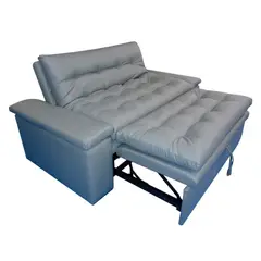 SOFA MARKET - Sofa Cama Cajon Rochester Ecocuero Gris