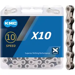KMC - Cadenilla X10 Bicicleta Cadena Ruta Montaña 10 Velocidad