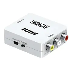 GENERICO - Adaptador Convertidor Rca A Hdmi Dvd Vhs Play2 Pantalla Hdmi