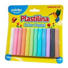 POINTER - Plastilina Pastel Modeling Clay X 12 Colores