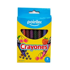 POINTER - Crayones, Crayolas Caja X 8 Colores