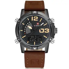 NAVIFORCE - RELOJ NF9095 MOTORS MARRON SPORT