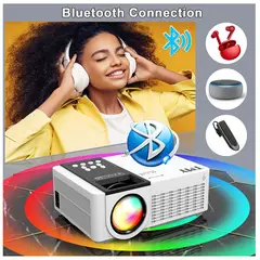 ONE PIXEL - Proyector WiFi 5G Con Bluetooth 5.1 Proyector 9000 lúmenes
