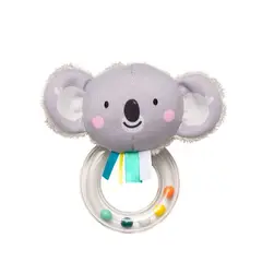 JUGANDO Y EDUCANDO - Sonajero Para Bebé Koala Sensorial Con Texturas Estimulación