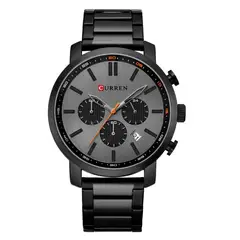 CURREN - RELOJ 8315 NEGRO MILITAR ELEGANTE