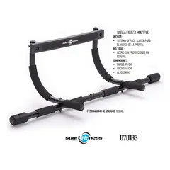 SPORTFITNESS - BARRA PARA PUERTA MULTIFUNCIONAL