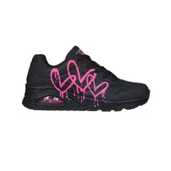SKECHERS - Tenis Mujer Uno Dripping In Love - Negro