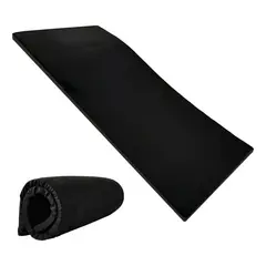 VELBROS - Colchoneta Ejercicio Abdominales Yoga Gimnasio Gym - Negro