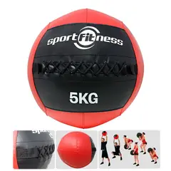 SPORT FITNESS - Balon De Peso 5Kg Cuero Sintetico Sportfitness