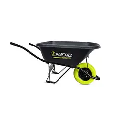 MACHO - Carretilla robusta ecoplus antipinchazo 120 litros.