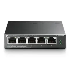 TP LINK - Switch De 5 Puertos Gigabit 4 Puertos Poe Tl-sg1005p