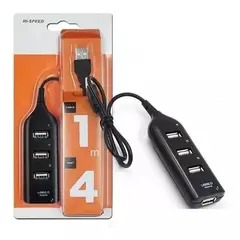 SISDATA - Hub Multiplicador 4 Puertos Usb 2.0 Extensión Adaptador