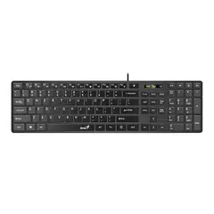 GENIUS - Teclado Usb Slimstar 126 Smart Key Multi Media EspañoL