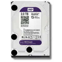 ZER - DISCO DURO PC 2TB TERAS WD WESTERN PURPURA CAMARA DVR 3 AÑOS