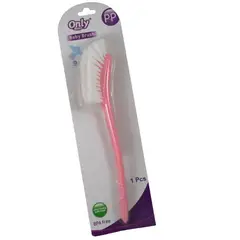 ONLYBABY - Cepillo para lavar biberones teteros chupos bebe rosado