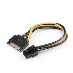 GENERICO - Cable De 6 Pines Pci Express A Sata Estandar Para T Video