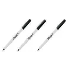 SHARPIE - Marcador Permanente Ultrafine Negro X3 Und