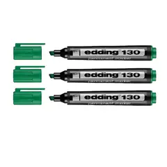 EDDING - Marcador Permanente Verde E-130 X3 Und