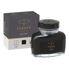 PARKER - Tinta Negra Para Plumas Estilográficas Original