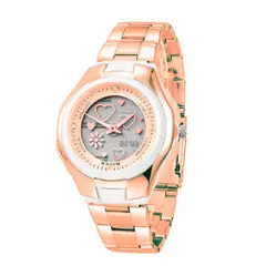 GFORCE - Reloj Dama G-force Lady Love Dual Acero Al206 Estuche