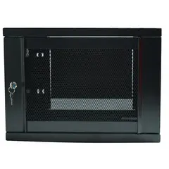 ZER - Gabinete de Pared 7RU X 40 Medidas 39 Alto X 52 Ancho X 40 Fondo Negro