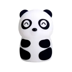 GENERICO - Lampara de silicona Panda Multicolor LED recargable de luz