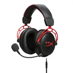 HYPERX - AUDÍFONOS GAMER CLOUD ALPHA BLACK Y RED
