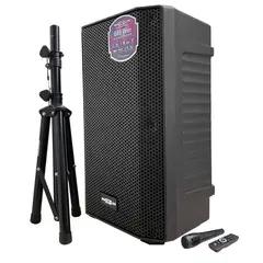 MAXLIN - Cabina Activa 10" 640w Con Bluetooth Usb Radio Fm.