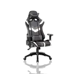 AKIVOY - Silla Gamer Mortal Ergonomica Para Oficina y Juegos CL Neg-Blanca