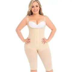 FAJAS MYD - Faja con refuerzo abdominal para mujer myd f0078 - beige