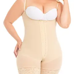 FAJAS MYD - Faja short con espalda cubierta mujer myd ref. f0068 - beige