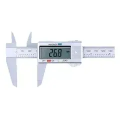 SISDATA - Calibrador Pie De Rey Digital Fibra De Carbono Batería