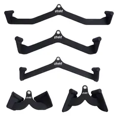PBOLD - Kit Set Combo Empuñaduras Agarres Gym Accesorios Polea