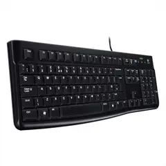 LOGITECH - Teclado USB K120 Diseño Resistente y Silencioso - Negro