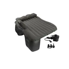 GENERICO - Colchon Inflable Gris Para Carro Automovil Cama De Aire Viajes