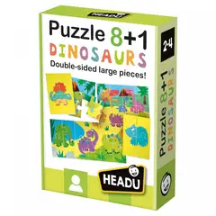 JUGANDO Y EDUCANDO - Rompecabezas De Dinosaurios 8 En 1 Juego Didáctico Niños