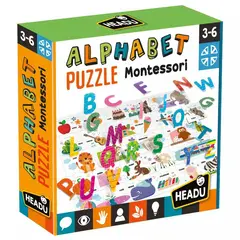 JUGANDO Y EDUCANDO - Rompecabezas Montessori Del Alfabeto 3D Para Niños Niñas