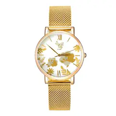 GFORCE - Reloj G-force Original L-624 Flowers Dama Acero Estuche
