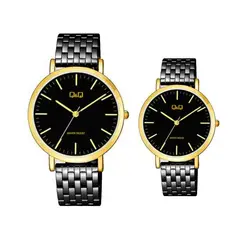 Q&Q - Relojes Pareja Duo Qyq Acero Quartz Qq Estuche