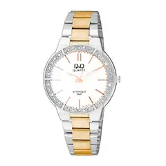 Q&Q - Reloj Qq Qyq Acero Inoxidable Dama Murano Estuche