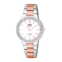 Q&Q - Reloj Qq Qyq Acero Inoxidable Dama Murano Estuche